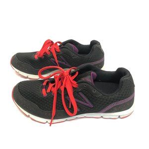New Balance 630v4 Women Sz 8 Black Purple Red EUC